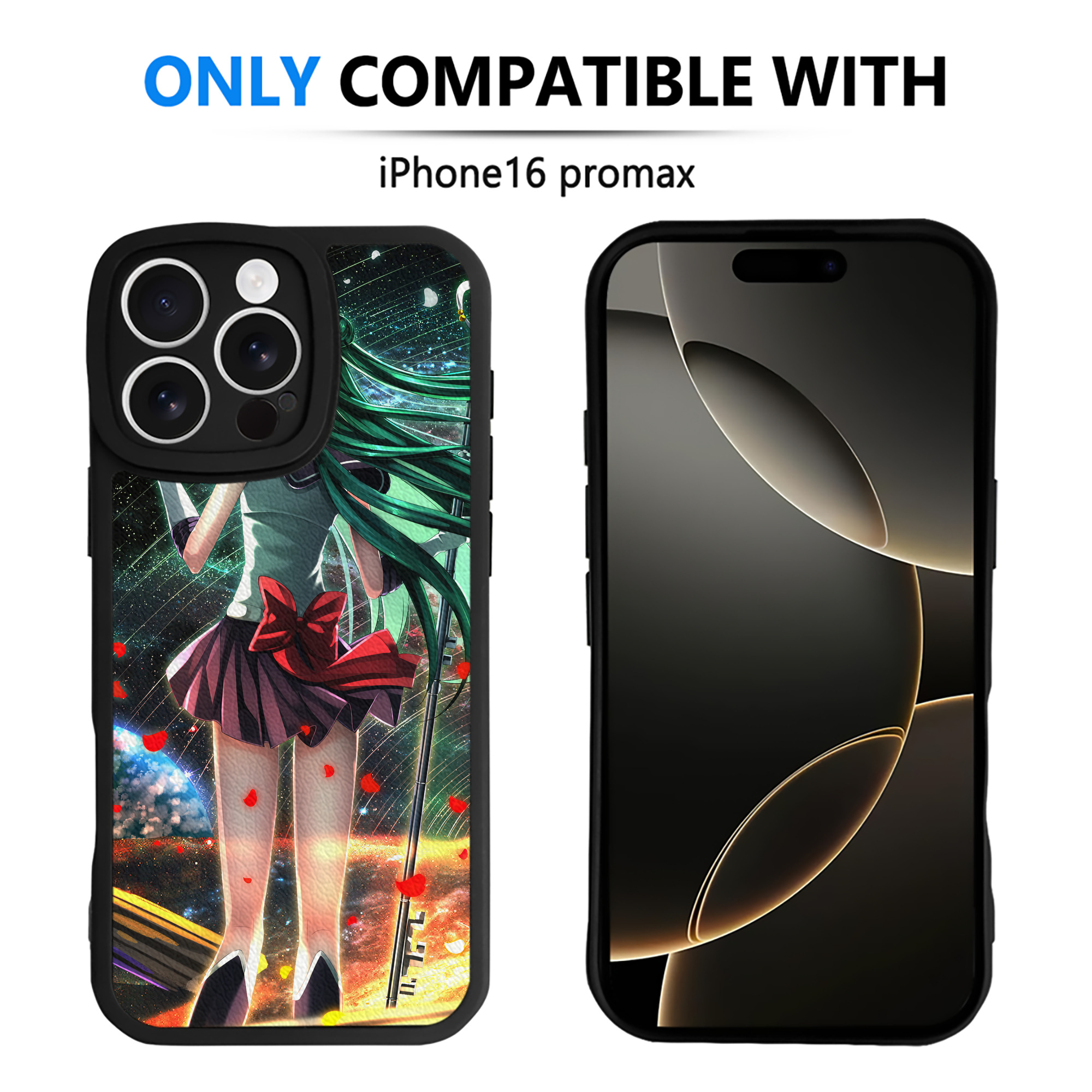 （画像用） 美少女戦士セーラームーン Sailor Moon 【iPhone 16シリーズ対応】シリコンスマホケース（レザー調） 材質：シリコン